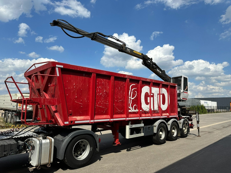 LAG 3-AXLES ALU BOX + CRANE JONSORED 1090 DT-CORTO + CABIN - 2x EXTENDABLE - 5/6 F - BELGIAN PAPERS - Návěs valník/ Plato: obrázek 4 LAG 3-AXLES ALU BOX + CRANE JONSORED 1090 DT-CORTO + CABIN - 2x EXTENDABLE - 5/6 F - BELGIAN PAPERS - Návěs valník/ Plato: obrázek 4