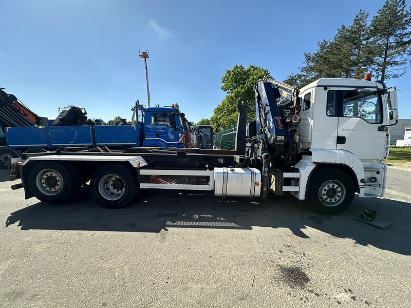 MAN TGA 26.310 6X2 HOOKLIFT + CRANE COPMA 160.4 + JIB J2 + WINCH - RADIO - LIFT + STEERING AXLE - EURO 3 - BE - Hákový nosič kontejnerů, Auto s hydraulickou rukou: obrázek 4 MAN TGA 26.310 6X2 HOOKLIFT + CRANE COPMA 160.4 + JIB J2 + WINCH - RADIO - LIFT + STEERING AXLE - EURO 3 - BE - Hákový nosič kontejnerů, Auto s hydraulickou rukou: obrázek 4