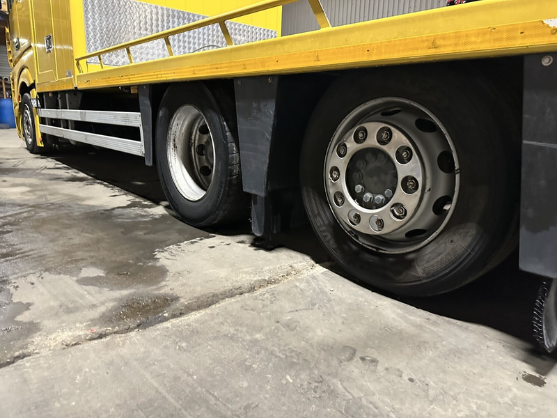 Odtahovka Mercedes-Benz ACTROS 2745 6x2 OPRIJWAGEN / AUTOTRANSPORTER / MACHINE TRANSPORTER - WINCH - 6m10 - EURO 5 - LIFT AXLE - HYDR RAMPS - NL TRUCK: obrázek 12