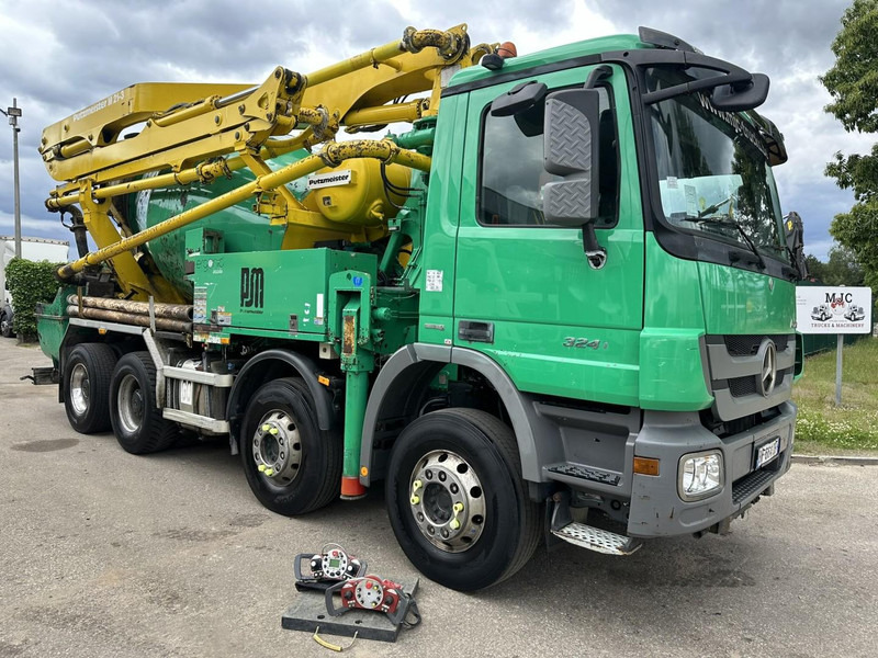 Mercedes-Benz ACTROS 3241 8x4 PUMI PM M 21-3 (21m) Putzmeister - *238.000km* / 1586H - EPS - BLADVERING / NAAFREDUCTIE - Autodomíchávač: obrázek 1 Mercedes-Benz ACTROS 3241 8x4 PUMI PM M 21-3 (21m) Putzmeister - *238.000km* / 1586H - EPS - BLADVERING / NAAFREDUCTIE - Autodomíchávač: obrázek 1