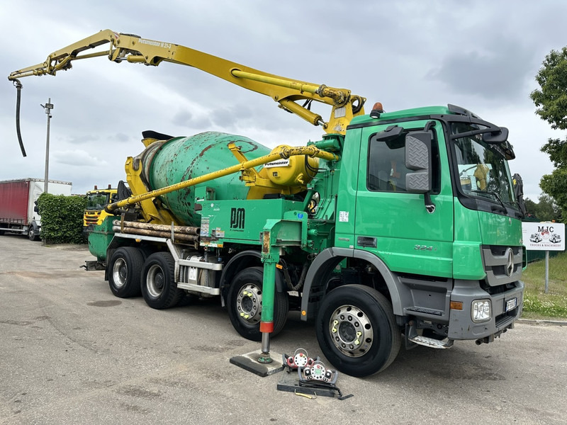 Mercedes-Benz ACTROS 3241 8x4 PUMI PM M 21-3 (21m) Putzmeister - *238.000km* / 1586H - EPS - BLADVERING / NAAFREDUCTIE - Autočerpadlo: obrázek 1 Mercedes-Benz ACTROS 3241 8x4 PUMI PM M 21-3 (21m) Putzmeister - *238.000km* / 1586H - EPS - BLADVERING / NAAFREDUCTIE - Autočerpadlo: obrázek 1