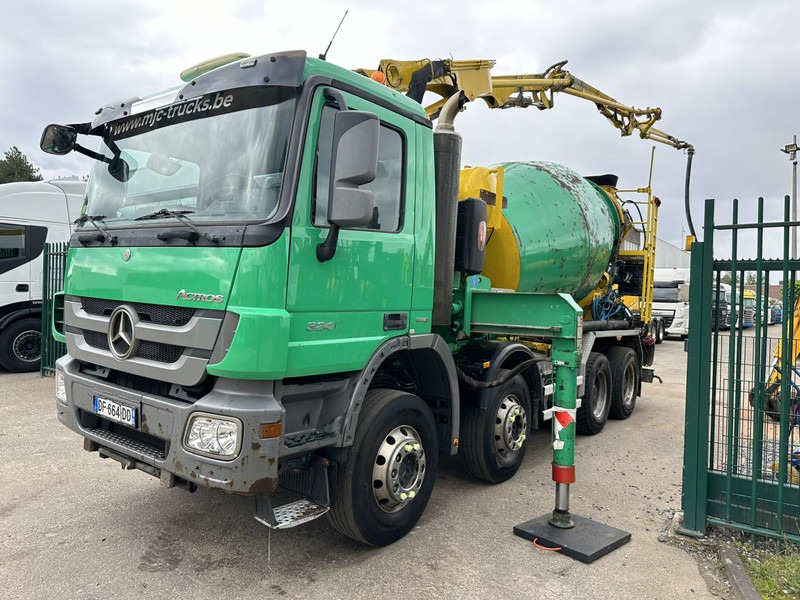 Mercedes-Benz ACTROS 3241 8x4 PUMI PM M 21-3 (21m) Putzmeister - *238.000km* / 1586H - EPS - BLADVERING / NAAFREDUCTIE - Autočerpadlo: obrázek 4 Mercedes-Benz ACTROS 3241 8x4 PUMI PM M 21-3 (21m) Putzmeister - *238.000km* / 1586H - EPS - BLADVERING / NAAFREDUCTIE - Autočerpadlo: obrázek 4