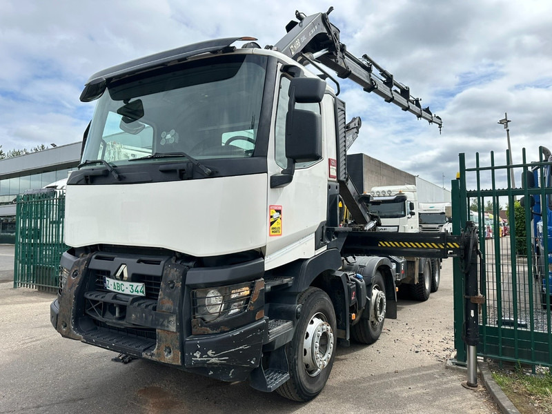 Renault C460 8x4 HOOKLIFT + CRANE HIAB 288 E-6 HIDUO - RADIO - 5/6 F - STEEL SPRING / HUB REDUCTION - Hákový nosič kontejnerů, Auto s hydraulickou rukou: obrázek 3 Renault C460 8x4 HOOKLIFT + CRANE HIAB 288 E-6 HIDUO - RADIO - 5/6 F - STEEL SPRING / HUB REDUCTION - Hákový nosič kontejnerů, Auto s hydraulickou rukou: obrázek 3