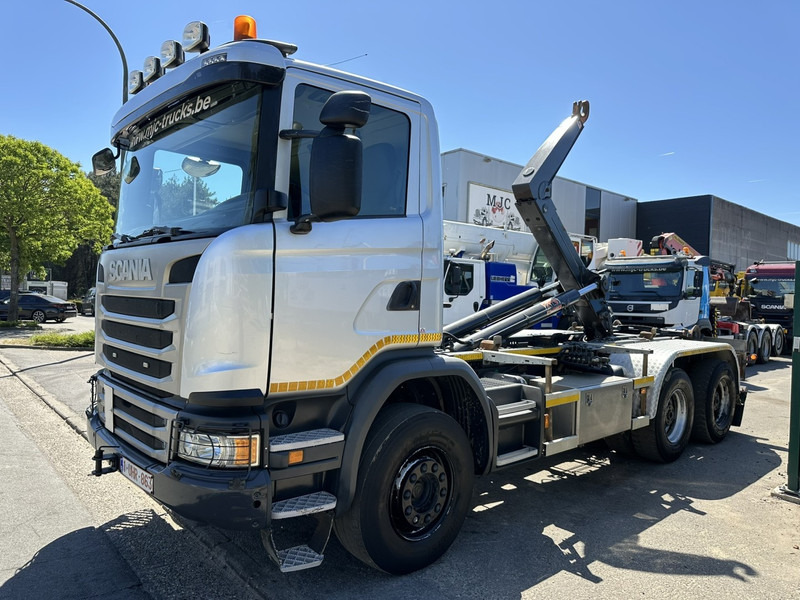 Scania G450 6x4 HAAKSYSTEEM AJK 20T - 5760mm - 3m90 WB - BLADVERING / NAAFREDUCTIE - EURO 6 - BE TRUCK - Hákový nosič kontejnerů: obrázek 3 Scania G450 6x4 HAAKSYSTEEM AJK 20T - 5760mm - 3m90 WB - BLADVERING / NAAFREDUCTIE - EURO 6 - BE TRUCK - Hákový nosič kontejnerů: obrázek 3