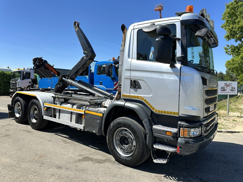 Scania G450 6x4 HOOKLIFT AJK 20T - 5760mm - 3m90 WB - HUB REDUCTION / STEEL SUSP. - EURO 6 - BE TRUCK - Hákový nosič kontejnerů: obrázek 1 Scania G450 6x4 HOOKLIFT AJK 20T - 5760mm - 3m90 WB - HUB REDUCTION / STEEL SUSP. - EURO 6 - BE TRUCK - Hákový nosič kontejnerů: obrázek 1