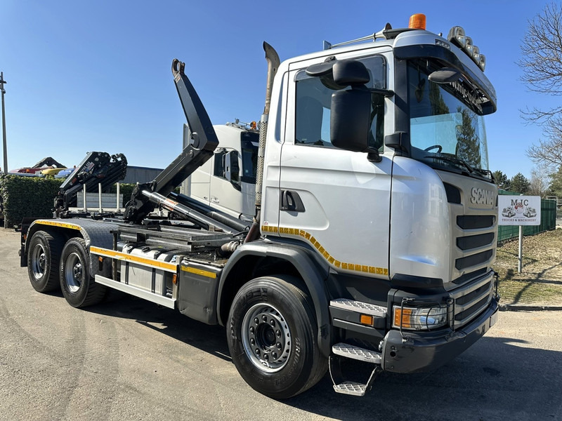Hákový nosič kontejnerů Scania G450 6x4 HOOKLIFT / HAAKSYSTEEM AJK 20T - 5760mm - 3m90 WB - HUB REDUCTION / STEEL SUSPENSION - EURO 6 - BE TRUCK: obrázek 1