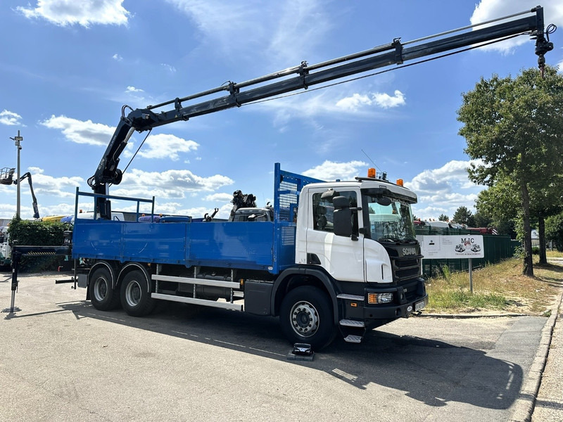 Scania P410 6x4 + CRANE HIAB 166 ES-4 - RETARDER - ROTATOR - PLATFORM 6m80 - BIG AXLES HUB REDUCTION - STEEL SPRING - Auto s hydraulickou rukou: obrázek 1 Scania P410 6x4 + CRANE HIAB 166 ES-4 - RETARDER - ROTATOR - PLATFORM 6m80 - BIG AXLES HUB REDUCTION - STEEL SPRING - Auto s hydraulickou rukou: obrázek 1