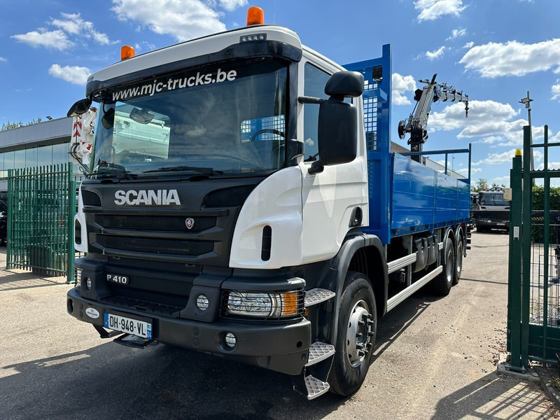 Scania P410 6x4 PRITSCHE + KRAN HIAB 166 ES-4 - RETARDER - ROTATOR - PLATFORM 6m80 - BIG AXLES HUB REDUCTION - STEEL SPRING - Nákladní automobil valníkový/ Plošinový, Auto s hydraulickou rukou: obrázek 4 Scania P410 6x4 PRITSCHE + KRAN HIAB 166 ES-4 - RETARDER - ROTATOR - PLATFORM 6m80 - BIG AXLES HUB REDUCTION - STEEL SPRING - Nákladní automobil valníkový/ Plošinový, Auto s hydraulickou rukou: obrázek 4