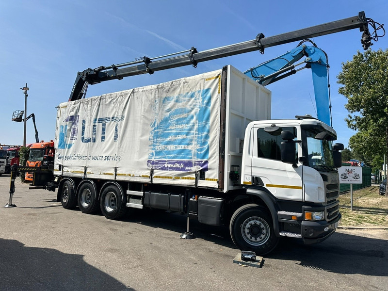 Scania P410 8x4 TRIDEM PRITSCHE PLANE + KRAN HIAB 244 EP-4 HIDUO - RETARDER - LIFT + STEERING AXLE - *327.000km* - RADIO - Plachtový nákladní auto, Auto s hydraulickou rukou: obrázek 2 Scania P410 8x4 TRIDEM PRITSCHE PLANE + KRAN HIAB 244 EP-4 HIDUO - RETARDER - LIFT + STEERING AXLE - *327.000km* - RADIO - Plachtový nákladní auto, Auto s hydraulickou rukou: obrázek 2