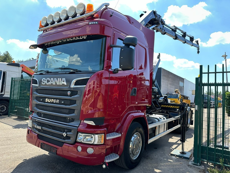 Scania R580 6X2 V8 HOOKLIFT + CRANE HIAB 211 E-4 HIPRO - ROTATOR - RETARDER - ALCOA ALU - RADIO - NL TRUCK - Hákový nosič kontejnerů, Auto s hydraulickou rukou: obrázek 3 Scania R580 6X2 V8 HOOKLIFT + CRANE HIAB 211 E-4 HIPRO - ROTATOR - RETARDER - ALCOA ALU - RADIO - NL TRUCK - Hákový nosič kontejnerů, Auto s hydraulickou rukou: obrázek 3