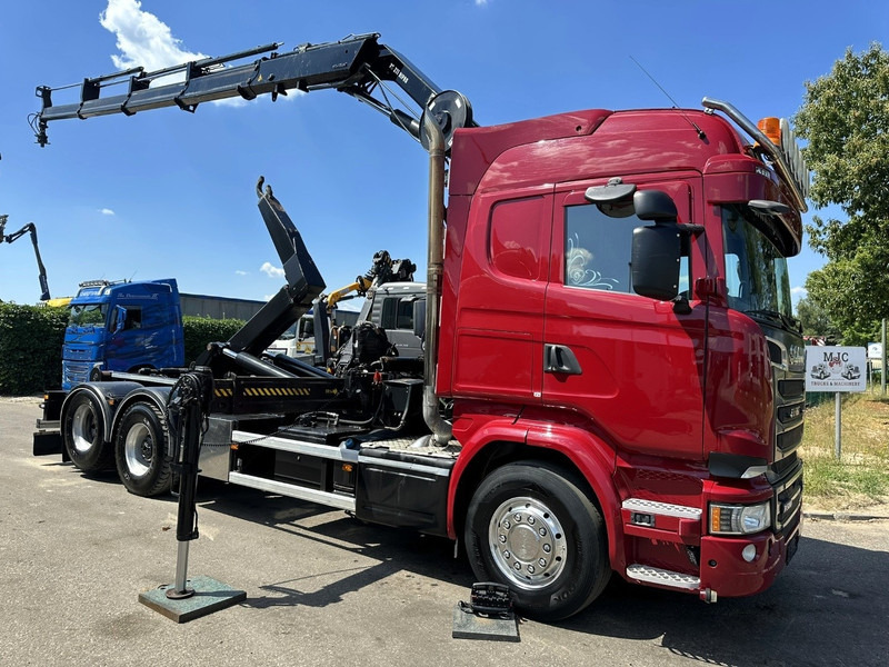 Scania R580 6X2 V8 HOOKLIFT + CRANE HIAB 211 E-4 HIPRO - ROTATOR - RETARDER - ALCOA ALU - RADIO - NL TRUCK - Hákový nosič kontejnerů, Auto s hydraulickou rukou: obrázek 1 Scania R580 6X2 V8 HOOKLIFT + CRANE HIAB 211 E-4 HIPRO - ROTATOR - RETARDER - ALCOA ALU - RADIO - NL TRUCK - Hákový nosič kontejnerů, Auto s hydraulickou rukou: obrázek 1