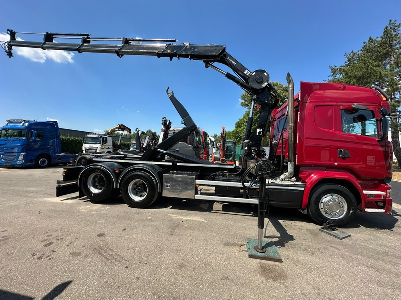 Scania R580 6X2 V8 HOOKLIFT + CRANE HIAB 211 E-4 HIPRO - ROTATOR - RETARDER - ALCOA ALU - RADIO - NL TRUCK - Hákový nosič kontejnerů, Auto s hydraulickou rukou: obrázek 4 Scania R580 6X2 V8 HOOKLIFT + CRANE HIAB 211 E-4 HIPRO - ROTATOR - RETARDER - ALCOA ALU - RADIO - NL TRUCK - Hákový nosič kontejnerů, Auto s hydraulickou rukou: obrázek 4