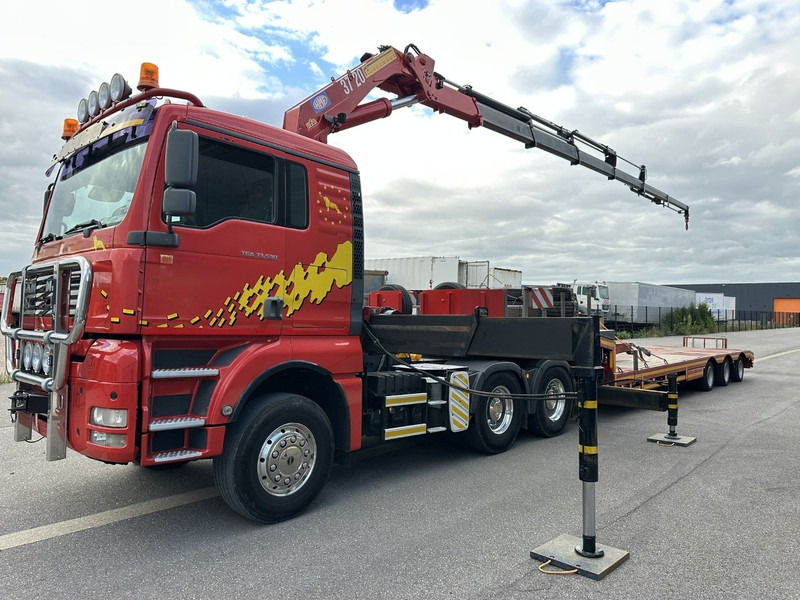 MAN TGA 33.530 6x4 - 90T + KRAN HMF 3720 K6 (17.3m) - RETARDER - MANUAL ZF - EURO 3 - 590.000km - ALCOA - BIG AXLES HUB REDUCTION - BE TRUCK - TOP ZUSTAND - Tahač: obrázek 2 MAN TGA 33.530 6x4 - 90T + KRAN HMF 3720 K6 (17.3m) - RETARDER - MANUAL ZF - EURO 3 - 590.000km - ALCOA - BIG AXLES HUB REDUCTION - BE TRUCK - TOP ZUSTAND - Tahač: obrázek 2