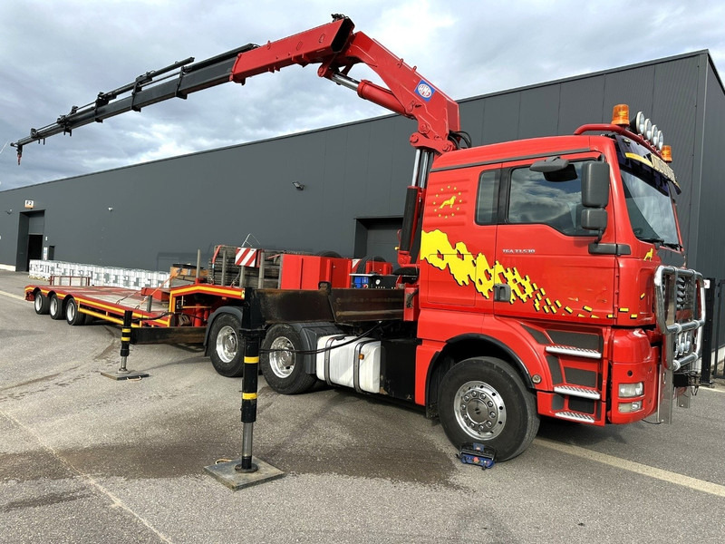 MAN TGA 33.530 6x4 - 90T + KRAN HMF 3720 K6 (17.3m) - RETARDER - MANUAL ZF - EURO 3 - 590.000km - ALCOA - BIG AXLES HUB REDUCTION - BE TRUCK - TOP ZUSTAND - Tahač: obrázek 1 MAN TGA 33.530 6x4 - 90T + KRAN HMF 3720 K6 (17.3m) - RETARDER - MANUAL ZF - EURO 3 - 590.000km - ALCOA - BIG AXLES HUB REDUCTION - BE TRUCK - TOP ZUSTAND - Tahač: obrázek 1