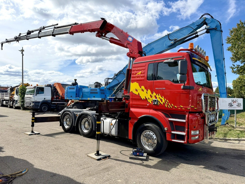 MAN TGA 33.530 6x4 - 90T ZSM + KRAN HMF 3720 K6 (17.3m) - RETARDER - MANUAL ZF - EURO 3 - 590.000km - ALCOA - BIG AXLES HUB REDUCTION - BE TRUCK - TOP CONDITION - Tahač: obrázek 2 MAN TGA 33.530 6x4 - 90T ZSM + KRAN HMF 3720 K6 (17.3m) - RETARDER - MANUAL ZF - EURO 3 - 590.000km - ALCOA - BIG AXLES HUB REDUCTION - BE TRUCK - TOP CONDITION - Tahač: obrázek 2