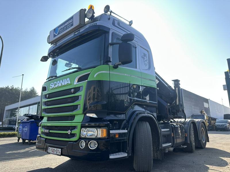 Scania R500 V8 6x2 TRACTOR + CRANE MKG HLK 231 HP (23tm) - 4x HYDR - RADIO - RETARDER - MANUAL - LIFT + STEERING AXLE - Tahač: obrázek 4 Scania R500 V8 6x2 TRACTOR + CRANE MKG HLK 231 HP (23tm) - 4x HYDR - RADIO - RETARDER - MANUAL - LIFT + STEERING AXLE - Tahač: obrázek 4