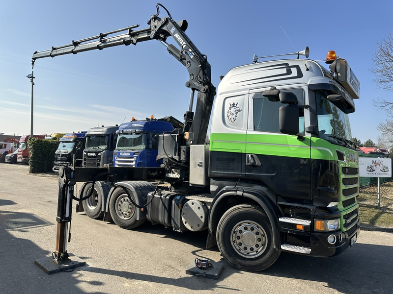 Scania R500 V8 6x2 TRACTOR + CRANE MKG HLK 231 HP (23tm) - 4x HYDR - RADIO - RETARDER - MANUAL - LIFT + STEERING AXLE - Tahač: obrázek 2 Scania R500 V8 6x2 TRACTOR + CRANE MKG HLK 231 HP (23tm) - 4x HYDR - RADIO - RETARDER - MANUAL - LIFT + STEERING AXLE - Tahač: obrázek 2