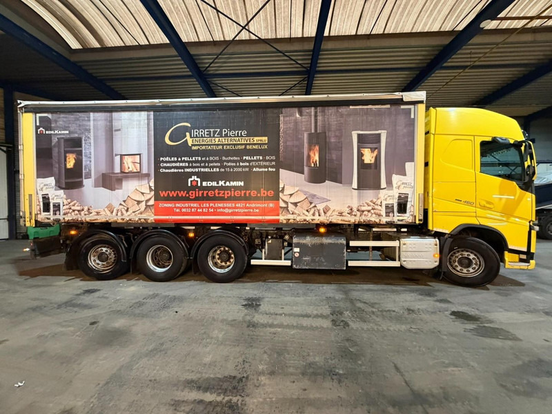 Plachtový nákladní auto Volvo FH 460 8x4 TRIDEM CURTAINSIDE BOX 8m50 / BDF / SILO COMPRESSOR - *FULL AIR* - EURO 6 - LIFT + STEERING AXLE - BE TRUCK: obrázek 8