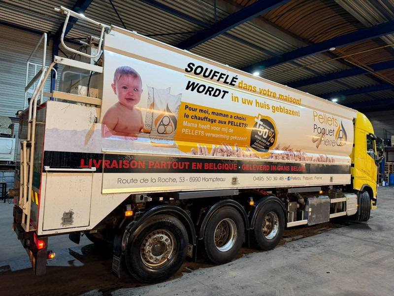 Plachtový nákladní auto Volvo FH 460 8x4 TRIDEM CURTAINSIDE BOX 8m50 / BDF / SILO COMPRESSOR - *FULL AIR* - EURO 6 - LIFT + STEERING AXLE - BE TRUCK: obrázek 12