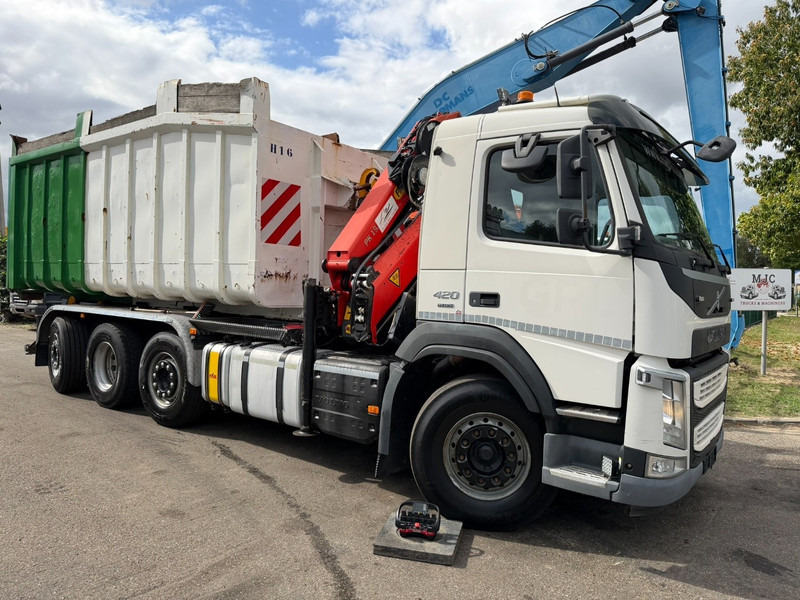 Volvo FM 420 8x2 HOOKLIFT + CRANE PALFINGER PK19.001 SLD B - *294.000km* - EURO 6 - LIFT + STEERING AXLE - I SHIFT - BE TRUCK - Hákový nosič kontejnerů, Auto s hydraulickou rukou: obrázek 2 Volvo FM 420 8x2 HOOKLIFT + CRANE PALFINGER PK19.001 SLD B - *294.000km* - EURO 6 - LIFT + STEERING AXLE - I SHIFT - BE TRUCK - Hákový nosič kontejnerů, Auto s hydraulickou rukou: obrázek 2