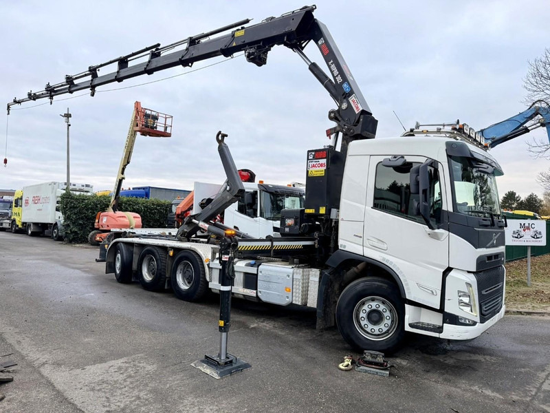 Volvo FM 500 8X4 TRIDEM HOOKLIFT + (25m!) CRANE HIAB 302 E-8x + 1 ME + WINCH - *127.000km* - *1976h crane hours* - TOP CONDITION - BE TRUCK - Hákový nosič kontejnerů, Auto s hydraulickou rukou: obrázek 1 Volvo FM 500 8X4 TRIDEM HOOKLIFT + (25m!) CRANE HIAB 302 E-8x + 1 ME + WINCH - *127.000km* - *1976h crane hours* - TOP CONDITION - BE TRUCK - Hákový nosič kontejnerů, Auto s hydraulickou rukou: obrázek 1