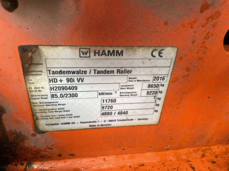Hamm HD+ 90i VV | HD90 - Válec: obrázek 3 Hamm HD+ 90i VV | HD90 - Válec: obrázek 3