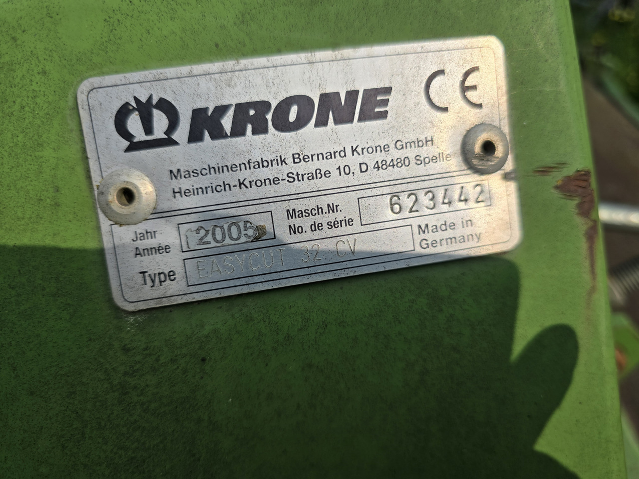 KRONE EASY CUT 32 CV - Žací stroj: obrázek 3 KRONE EASY CUT 32 CV - Žací stroj: obrázek 3