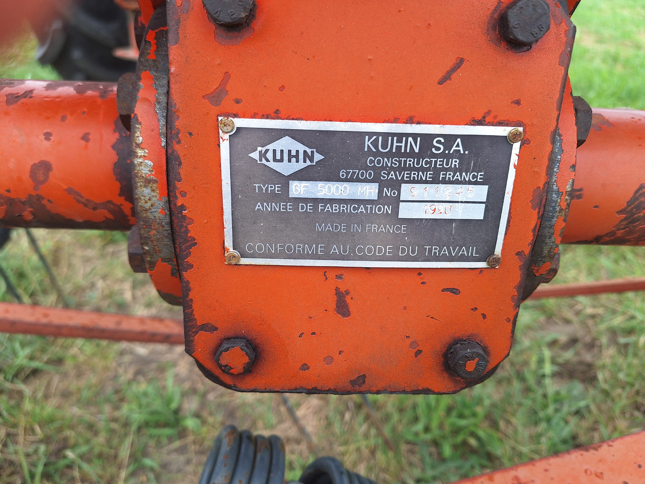 KUHN GF5000MH - Obraceč/ Shrnovač: obrázek 5 KUHN GF5000MH - Obraceč/ Shrnovač: obrázek 5