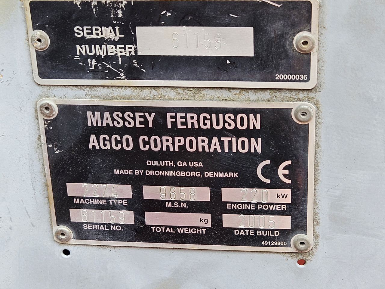 Massey Ferguson Cerea - Sklízecí mlátička: obrázek 5 Massey Ferguson Cerea - Sklízecí mlátička: obrázek 5