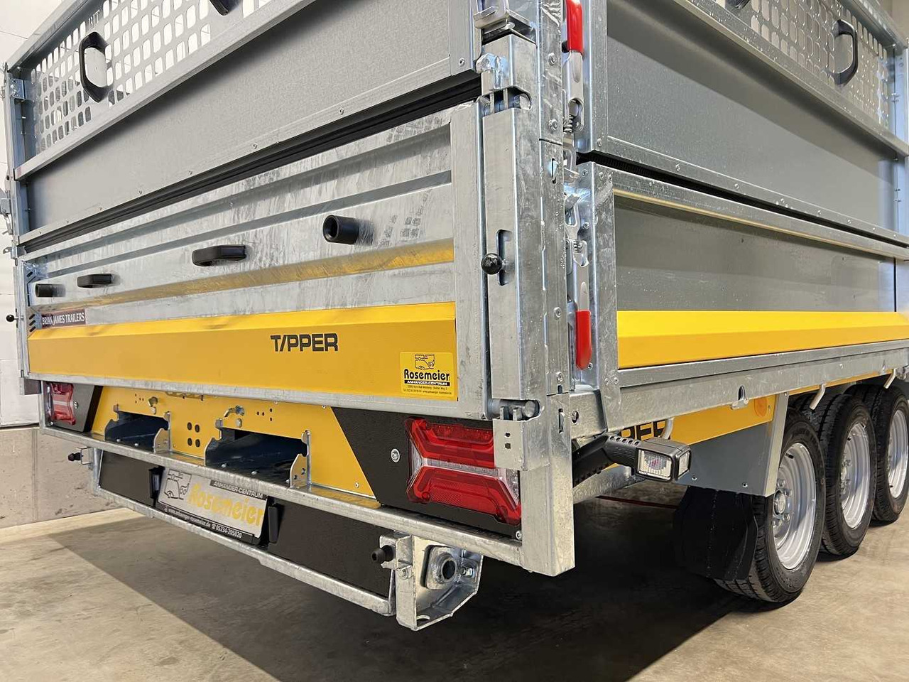 Nový Sklápěcí přívěs BRIAN_JAMES Cargo Tipper 2 3-Achser Gitter Rückwärtskipper: obrázek 11