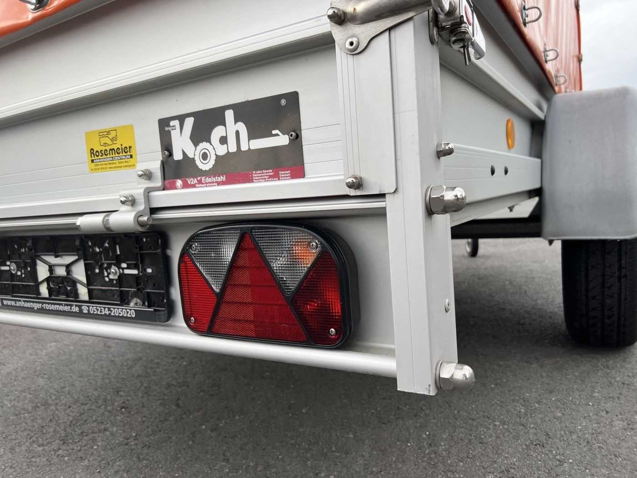 Přívěsný vozík KOCH U4 Plane Kastenanhänger ungebremst: obrázek 9