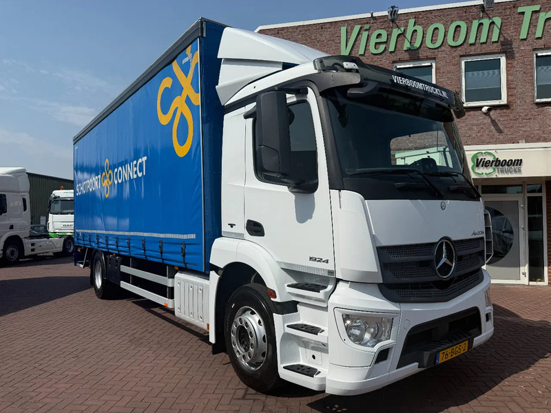 Mercedes-Benz Antos Antos 1824L 4X2 Schiebplane mit 2T Ladebordwand TOP ZUSTAND!!!!! - Plachtový nákladní auto: obrázek 1 Mercedes-Benz Antos Antos 1824L 4X2 Schiebplane mit 2T Ladebordwand TOP ZUSTAND!!!!! - Plachtový nákladní auto: obrázek 1