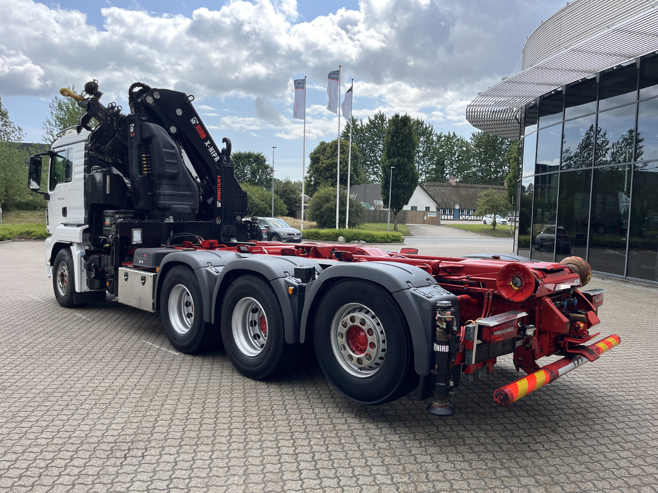 MAN TGS 35.500 8x4 - Kontejnérový podvozek/ Výměnná nástavba, Auto s hydraulickou rukou: obrázek 3 MAN TGS 35.500 8x4 - Kontejnérový podvozek/ Výměnná nástavba, Auto s hydraulickou rukou: obrázek 3