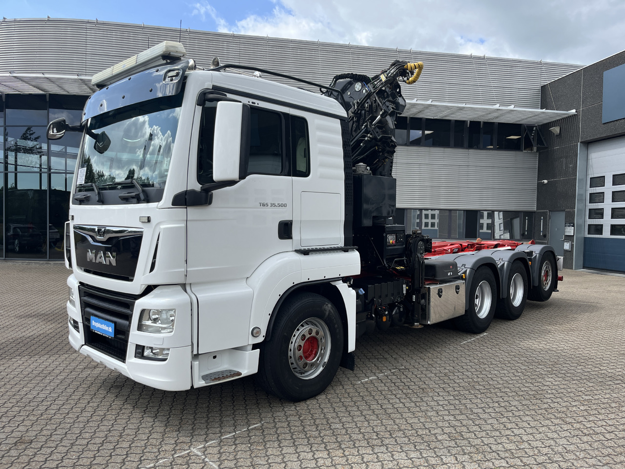 MAN TGS 35.500 8x4 - Kontejnérový podvozek/ Výměnná nástavba, Auto s hydraulickou rukou: obrázek 1 MAN TGS 35.500 8x4 - Kontejnérový podvozek/ Výměnná nástavba, Auto s hydraulickou rukou: obrázek 1