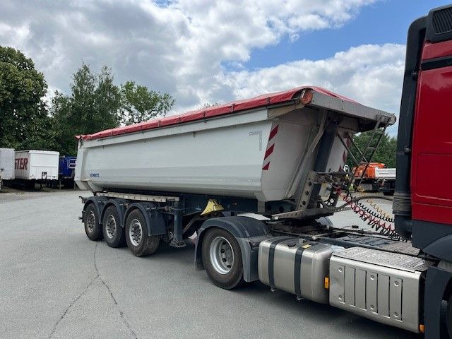 Schmitz Cargobull SKI 24 SL7,5 Stahlmulde elektrisches Verdeck TOP - Sklápěcí návěs: obrázek 1 Schmitz Cargobull SKI 24 SL7,5 Stahlmulde elektrisches Verdeck TOP - Sklápěcí návěs: obrázek 1