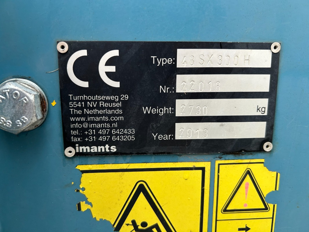 Imants 48SX300H - Stroj na obdělávání půdy: obrázek 4 Imants 48SX300H - Stroj na obdělávání půdy: obrázek 4