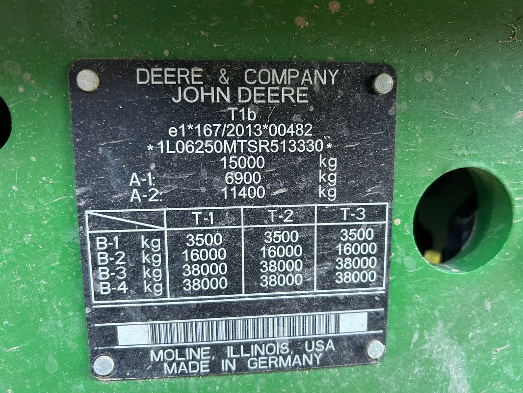 John Deere 6M 250 **MIETRÜCKLÄUFER** - Traktor: obrázek 3 John Deere 6M 250 **MIETRÜCKLÄUFER** - Traktor: obrázek 3