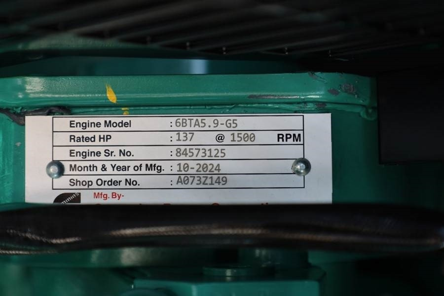 Elektrický generátor Cummins C110D5Q Declaration of Conformity, Diesel, 110kVA,: obrázek 17