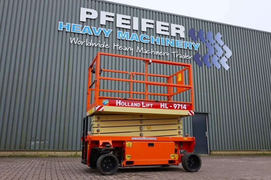 Holland Lift Ecostar HL-9714 Electric, 12m Working Height, 325k - Nůžková plošina: obrázek 1 Holland Lift Ecostar HL-9714 Electric, 12m Working Height, 325k - Nůžková plošina: obrázek 1