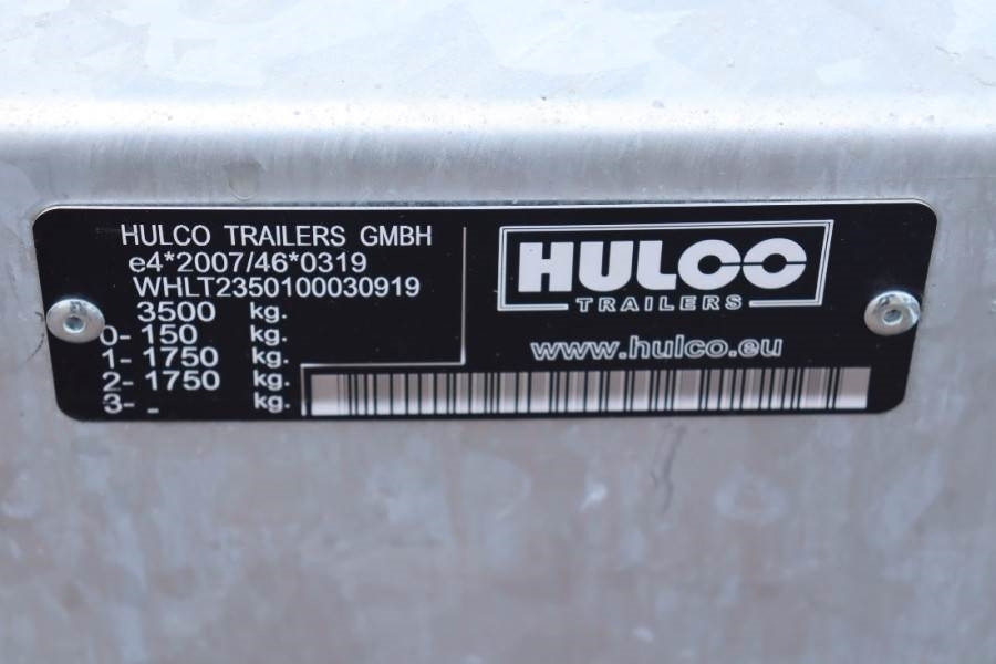 Přívěsný vozík Hulco Terrax-2 3500kg 2 Axel Trailer, 2.770 kg Capacity,: obrázek 7