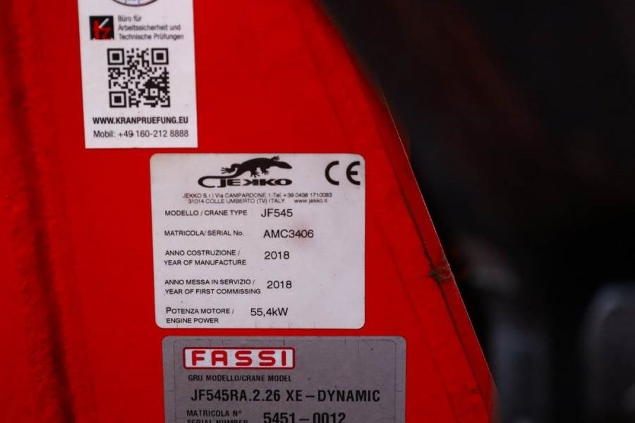 Jekko JF545 Valid inspection, *Guarantee! Diesel/Electri - Pásový jeřáb: obrázek 5 Jekko JF545 Valid inspection, *Guarantee! Diesel/Electri - Pásový jeřáb: obrázek 5