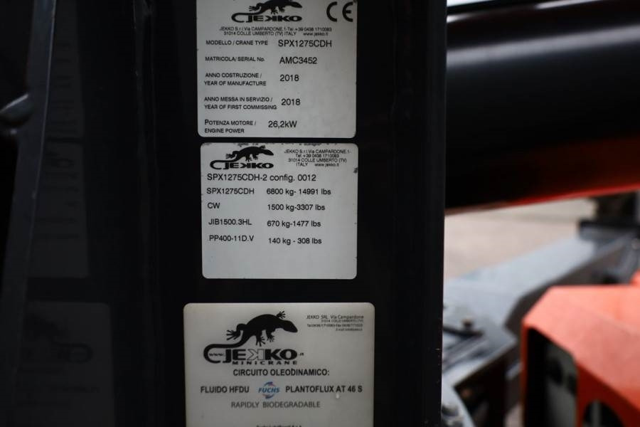 Jekko SPX1275CDH Valid inspection, *Guarantee! Diesel/El - Pásový jeřáb: obrázek 5 Jekko SPX1275CDH Valid inspection, *Guarantee! Diesel/El - Pásový jeřáb: obrázek 5