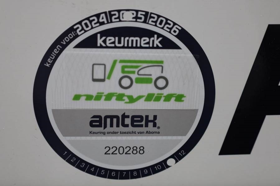 Kloubová plošina Niftylift HR21 HYBRIDE 4x4 MK2 Valid Inspection, Hybrid, 4x4: obrázek 6
