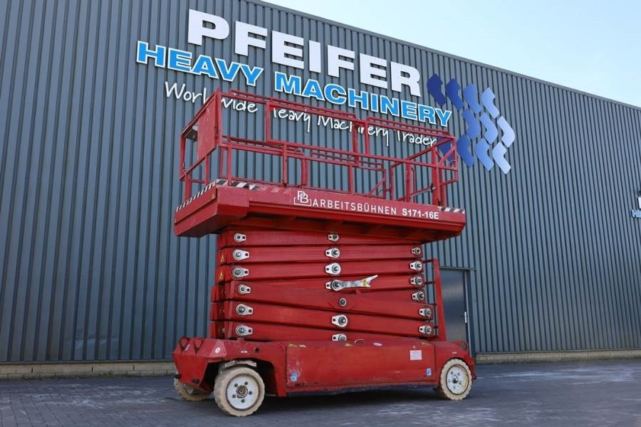 PB LIFT S171-16E Electric, 17.3m Working Height, 400k - Nůžková plošina: obrázek 1 PB LIFT S171-16E Electric, 17.3m Working Height, 400k - Nůžková plošina: obrázek 1