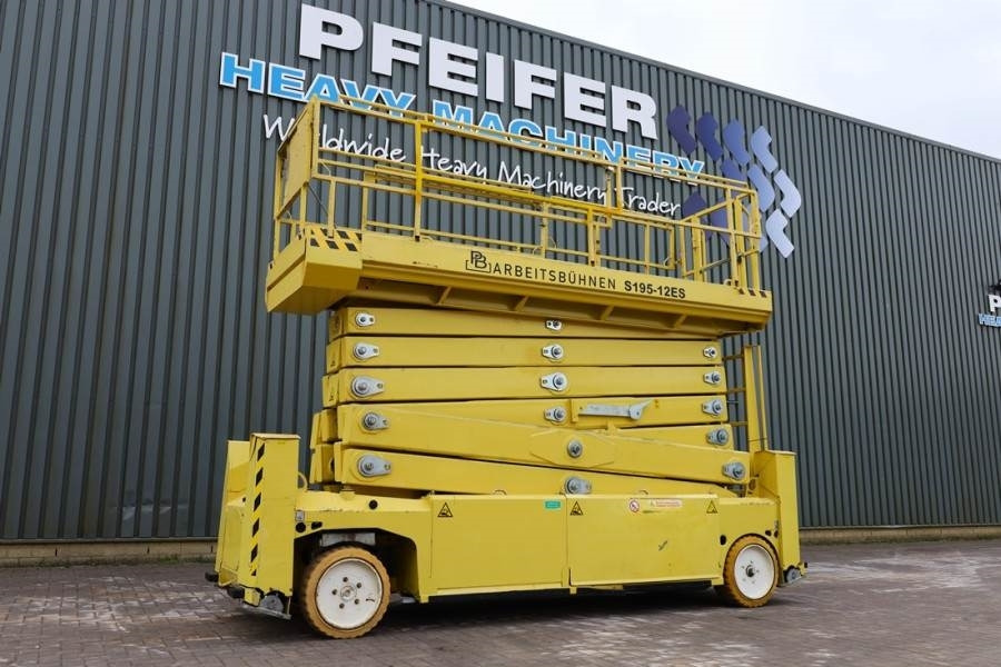 PB LIFT S195-12ES Electric, 19.6m Working Height, 700 - Nůžková plošina: obrázek 1 PB LIFT S195-12ES Electric, 19.6m Working Height, 700 - Nůžková plošina: obrázek 1