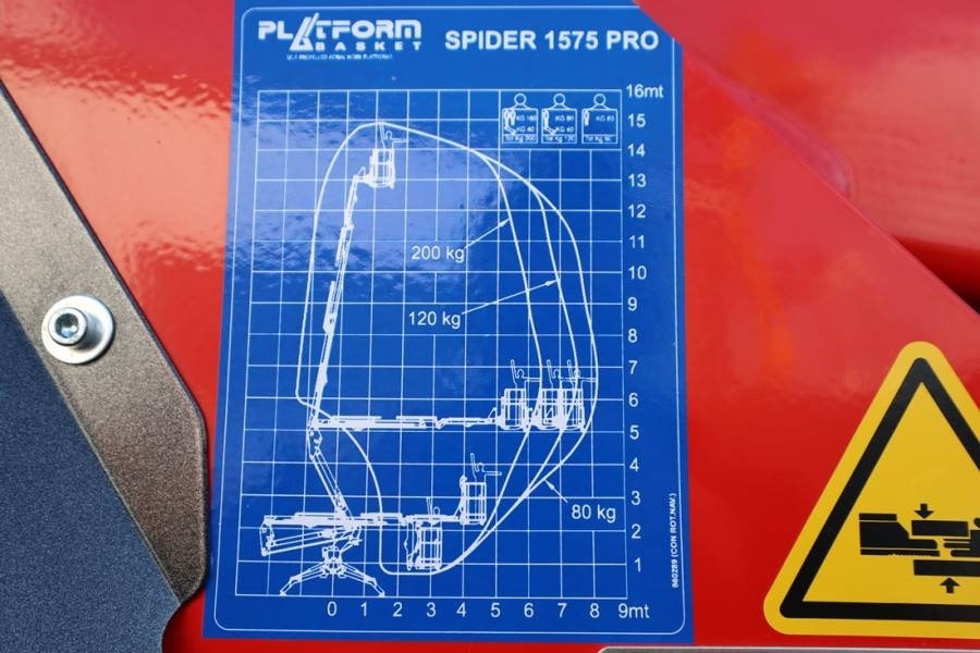 PLATFORM BAS Spider 15.75 PRO CE Declaration, Vali - Kloubová plošina, Pásová plošina: obrázek 3 PLATFORM BAS Spider 15.75 PRO CE Declaration, Vali - Kloubová plošina, Pásová plošina: obrázek 3