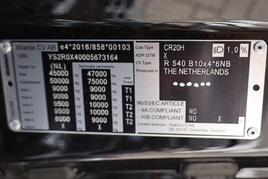 Univerzální autojeřáb Scania R540 B10x4 With CORMACH 150tm Crane Valid inspecti: obrázek 6 Univerzální autojeřáb Scania R540 B10x4 With CORMACH 150tm Crane Valid inspecti: obrázek 6