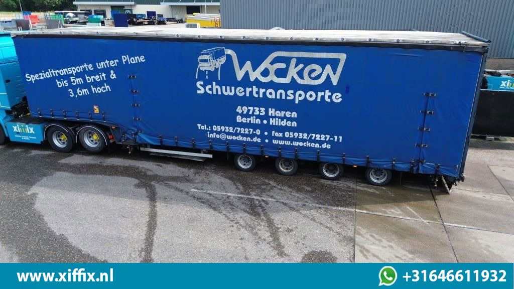 Dinkel 4-ass. Semi dieplader met elektrische huifopbouw / 2x naloop gestuurd - Podvalníkový návěs: obrázek 2 Dinkel 4-ass. Semi dieplader met elektrische huifopbouw / 2x naloop gestuurd - Podvalníkový návěs: obrázek 2