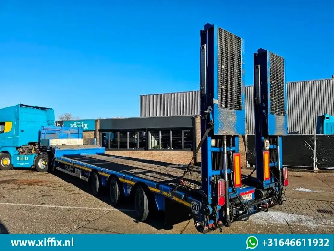 Faymonville 3-ass. Semi dieplader met dubbele hydr. Kleppen en hydr. Verstelbare - Podvalníkový návěs: obrázek 3 Faymonville 3-ass. Semi dieplader met dubbele hydr. Kleppen en hydr. Verstelbare - Podvalníkový návěs: obrázek 3