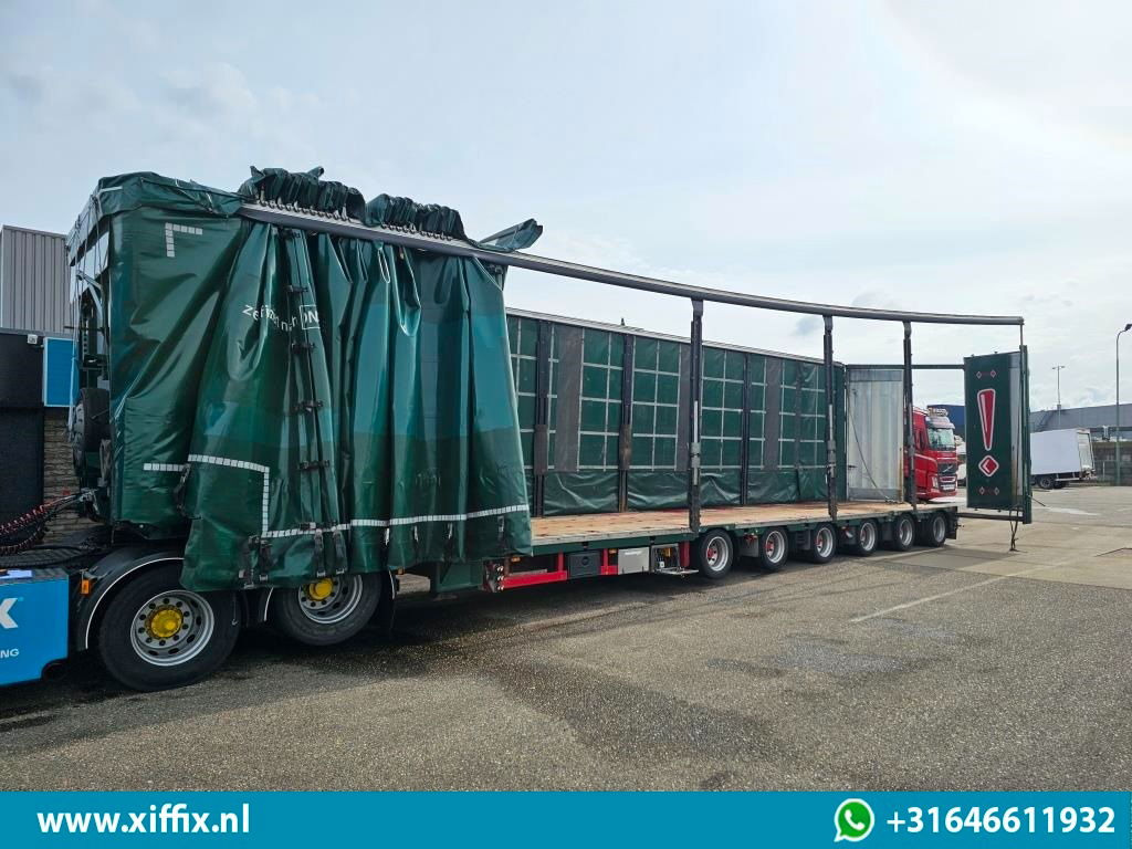 Meusburger 6-ass. Semi dieplader met elektrische huifopbouw / 3x naloop gestuurd - Podvalníkový návěs: obrázek 4 Meusburger 6-ass. Semi dieplader met elektrische huifopbouw / 3x naloop gestuurd - Podvalníkový návěs: obrázek 4